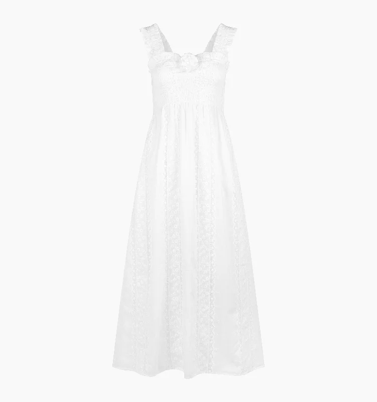White Broderie Voile
