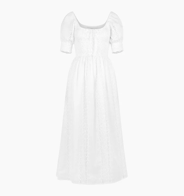 White Broderie Voile