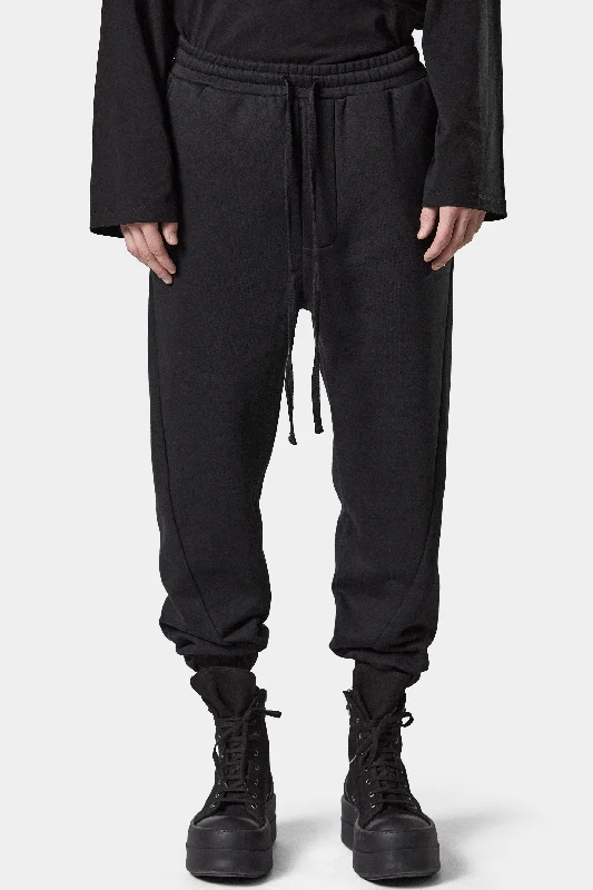 Skinny Fit Women's Leather Look Leggings for a Rocker VibeDrop crotch sweatpants