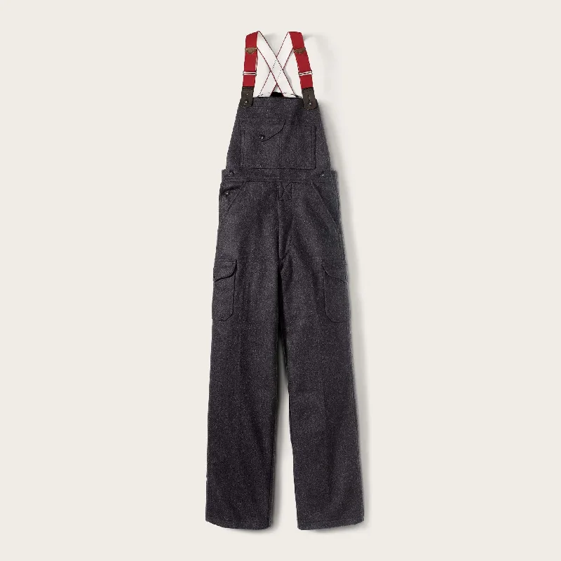 Wide - Leg Women's Chiffon Palazzo Pants for a Flowy AppealMACKINAW WOOL BIBS