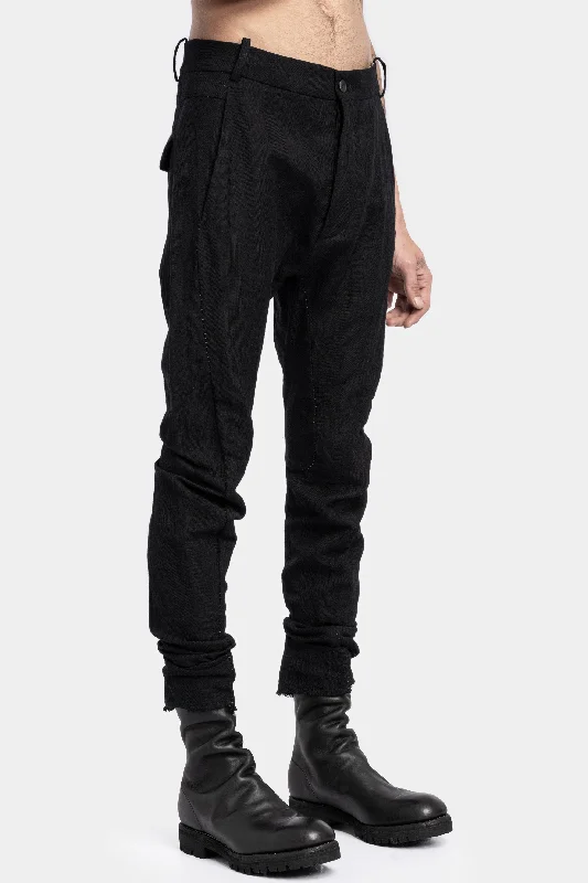 Women's Straight - Leg Linen Pants for a Breezy Summer LookMetal thread suit pants