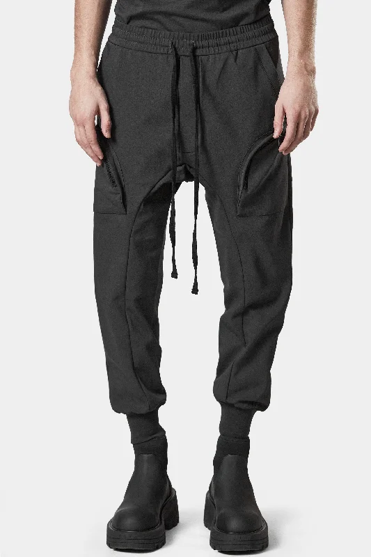 Bell - Bottom Style Women's Denim Pants with Embroidered DetailsPocket detail pants, Grey Bell - Bottom Style Women's Denim Pants with Embroidered DetailsPocket detail pants, Grey