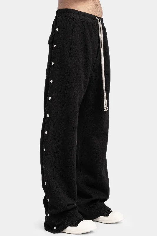 Tapered Leg Women's Wool Blend Trousers for WinterPusher pants, Felpa (Fleece)