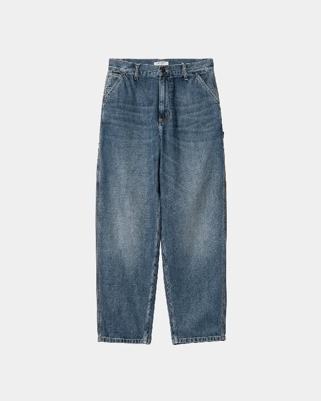 Women's Straight - Leg Linen Pants for a Breezy Summer LookWomen’s Brandon Single Knee Pant | Blue (dark used wash)