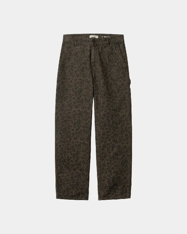 Leo Pierce Pant Straight | Tamarind / Office Green Camo Leopard (garment dyed)