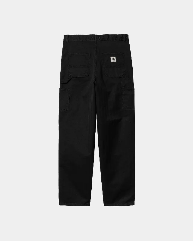 Women’s Norris Single Knee Pant | Black (garment dyed)