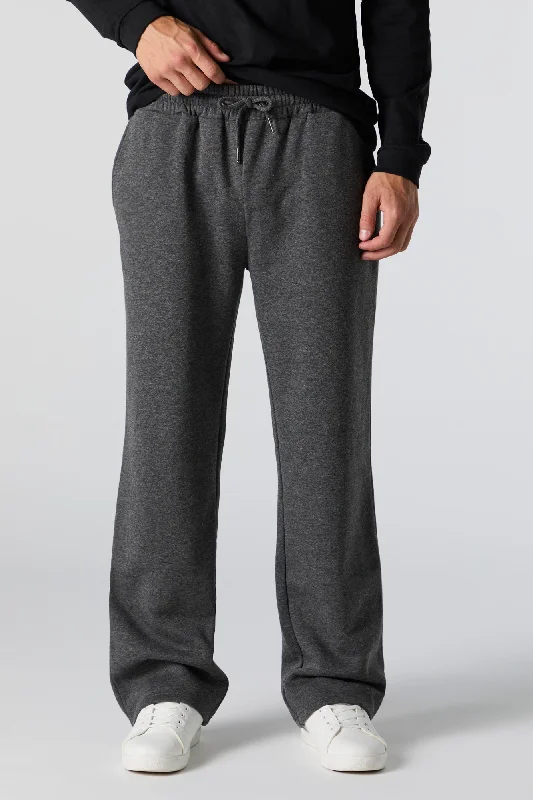 Women's cropped sweatshirt with a slogan graphic for a fun and expressive lookSolid Fleece Straight Leg Sweatpant Women's cropped sweatshirt with a slogan graphic for a fun and expressive lookSolid Fleece Straight Leg Sweatpant