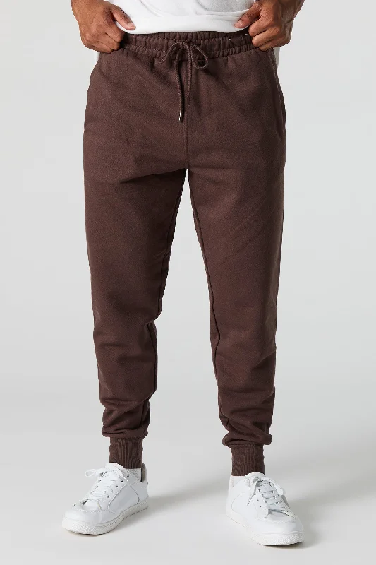 Women's cropped sweatshirt with a lace - trimmed hem for a romantic lookSolid Fleece Jogger Women's cropped sweatshirt with a lace - trimmed hem for a romantic lookSolid Fleece Jogger