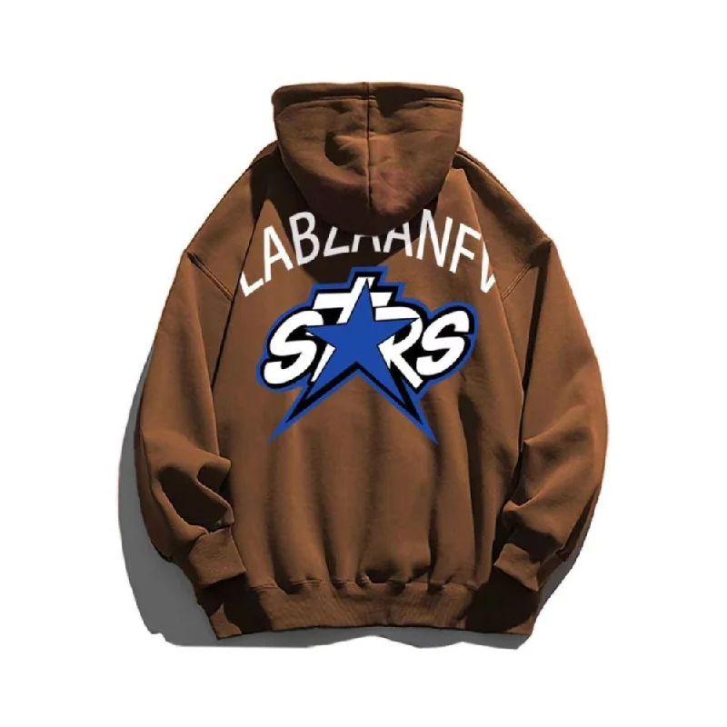 Women's sweatshirt with a mesh panel insert for breathability during workoutsAokLok Lab Star Graphic Hoodie Women's sweatshirt with a mesh panel insert for breathability during workoutsAokLok Lab Star Graphic Hoodie