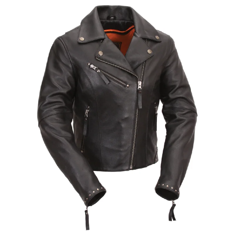 Women's shearling - lined suede jackets for ultimate warmth and luxuryARYA STARK Motorcycle Leather Jacket Women's shearling - lined suede jackets for ultimate warmth and luxuryARYA STARK Motorcycle Leather Jacket