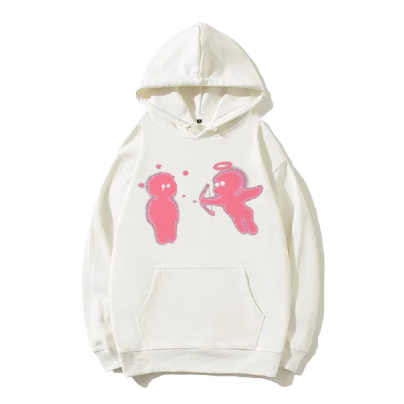Women's sherpa - lined hoodie for extreme cold weather outdoor activitiesCasual Angels Shoot Demons Hoodie Women's sherpa - lined hoodie for extreme cold weather outdoor activitiesCasual Angels Shoot Demons Hoodie
