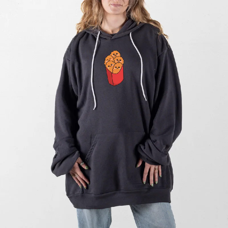 Women's pullover hoodie with a side slit for a modern and relaxed fitChicken Nuggets Giant Hoodie Women's pullover hoodie with a side slit for a modern and relaxed fitChicken Nuggets Giant Hoodie