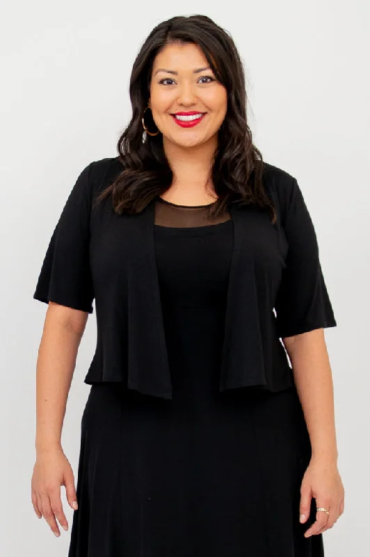 Women's long - line cardigan jackets in a soft knit for a cozy and elegant lookDoda Jacket, Black, Bamboo Women's long - line cardigan jackets in a soft knit for a cozy and elegant lookDoda Jacket, Black, Bamboo