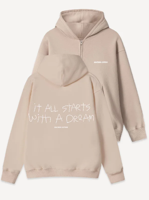 Women's tie - front hoodie in a lightweight fabric for summer layeringDream Zip Hoodie Women's tie - front hoodie in a lightweight fabric for summer layeringDream Zip Hoodie