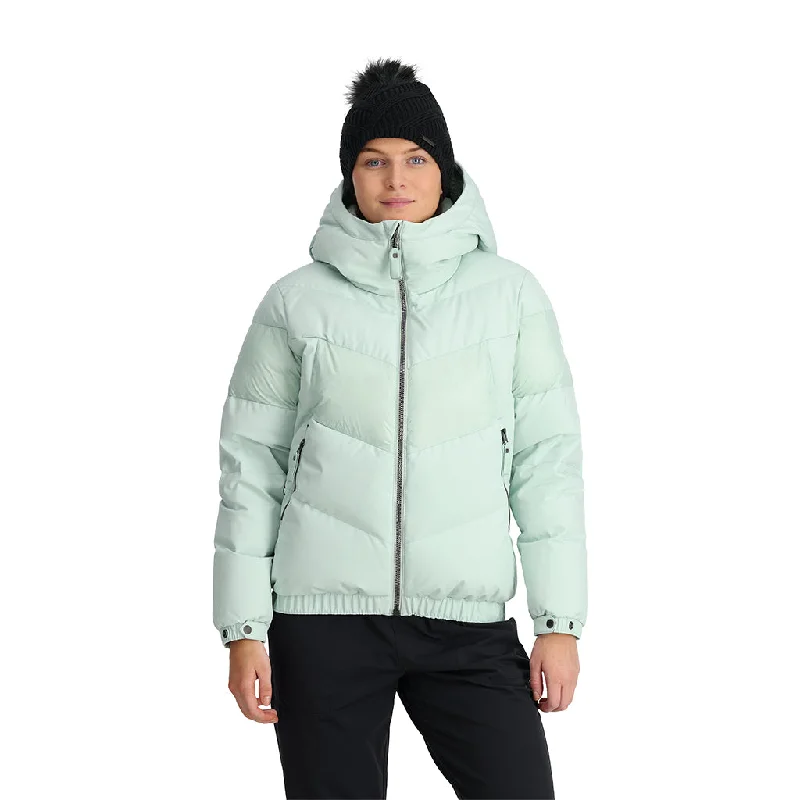 Women's bomber jackets with a holographic finish for a futuristic and eye - catching lookWomens Eastwood - Wintergreen Women's bomber jackets with a holographic finish for a futuristic and eye - catching lookWomens Eastwood - Wintergreen
