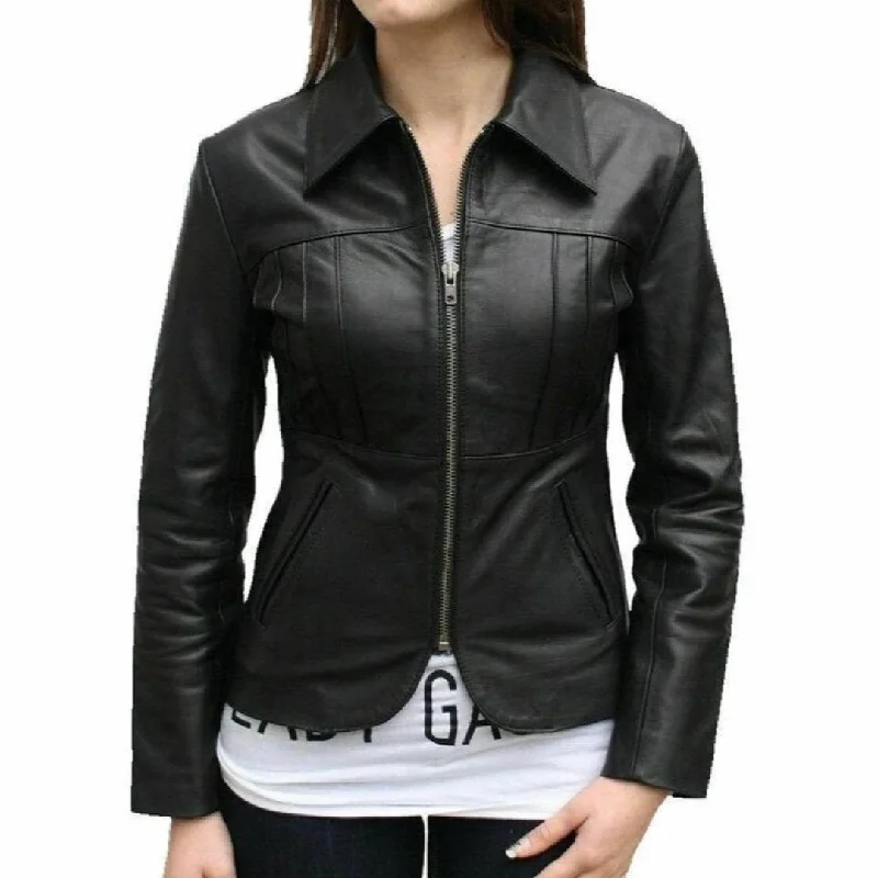 Women's long - line cardigan jackets in a soft knit for a cozy and elegant lookFashionable Leather Shirts For Women Women's long - line cardigan jackets in a soft knit for a cozy and elegant lookFashionable Leather Shirts For Women