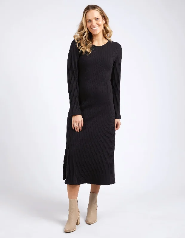 Foxwood Huntleigh Rib Dress Black