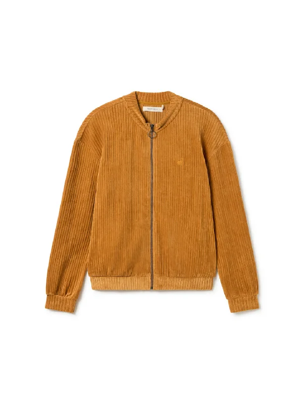 Women's cropped satin jackets in pastel shades for a glamorous evening outFram - Golden Brown Women's cropped satin jackets in pastel shades for a glamorous evening outFram - Golden Brown