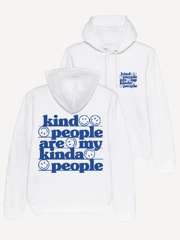 Women's pullover hoodie with a side slit for a modern and relaxed fitKind People Hoodie