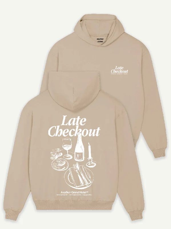 Women's hoodie with a glittery print for a glamorous and sparkly appearanceLate Checkout Oversized Women's hoodie with a glittery print for a glamorous and sparkly appearanceLate Checkout Oversized