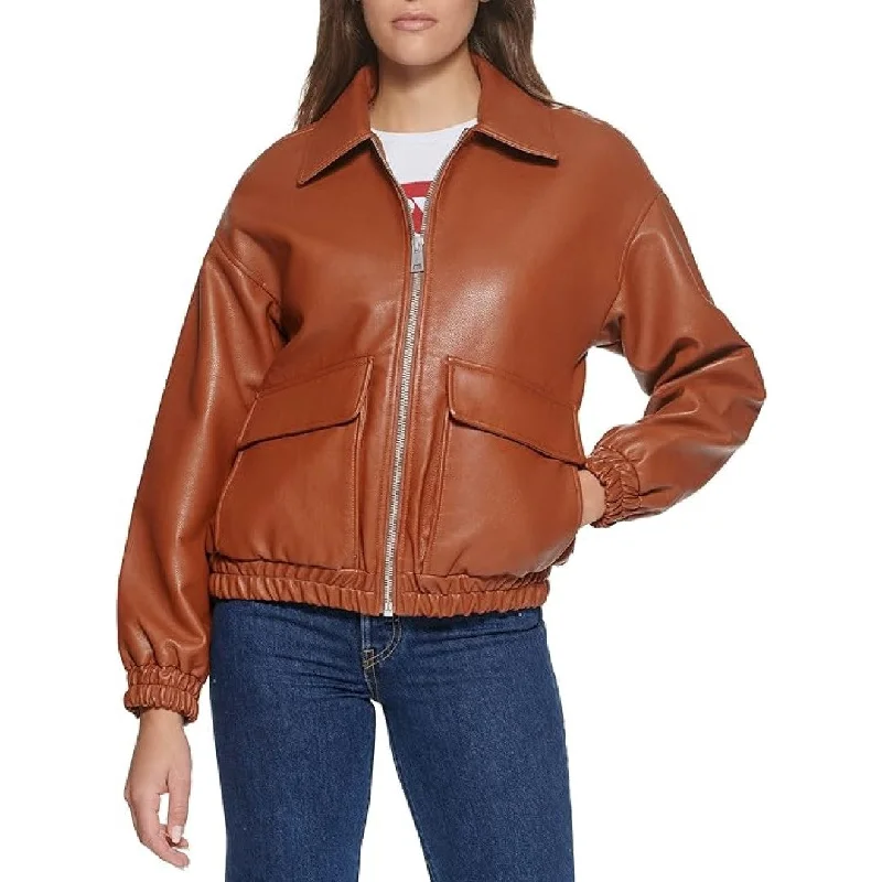 Women's waterproof rain jackets in bright yellow for high - visibility outdoor activitiesLeather Jacket For Women Bomber Jacket in Brown Women's waterproof rain jackets in bright yellow for high - visibility outdoor activitiesLeather Jacket For Women Bomber Jacket in Brown