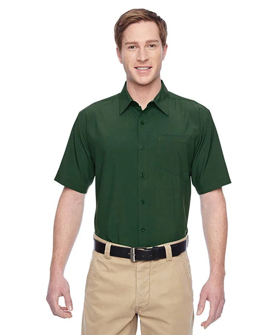 M610S - Harriton Mens Paradise Short-Sleeve Performance Shirt | Palm Green