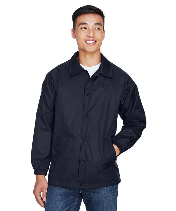 M775 - Harriton Adult Nylon Staff Jacket | Navy