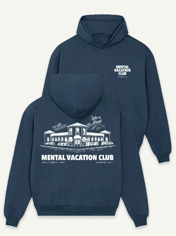 Women's hoodie with a detachable hood for customizable stylingMental Vacation Club Oversized Hoodie Women's hoodie with a detachable hood for customizable stylingMental Vacation Club Oversized Hoodie