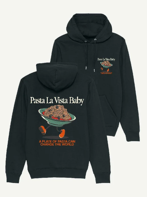 Women's graphic - printed sweatshirt featuring floral patterns for a feminine touchPasta La Vista Hoodie Women's graphic - printed sweatshirt featuring floral patterns for a feminine touchPasta La Vista Hoodie