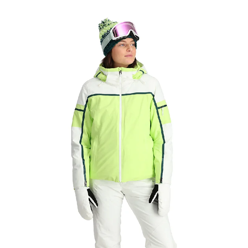 Women's waterproof rain jackets in bright yellow for high - visibility outdoor activitiesWomens Poise - Lime Ice Women's waterproof rain jackets in bright yellow for high - visibility outdoor activitiesWomens Poise - Lime Ice