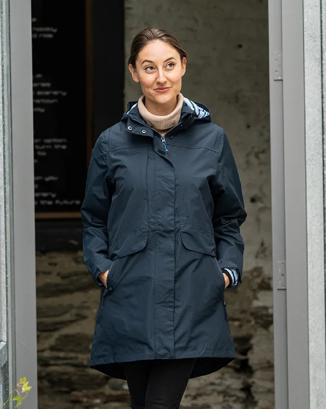 Women's denim jackets with distressed details for a casual and edgy lookPolaris Jacket in Navy Women's denim jackets with distressed details for a casual and edgy lookPolaris Jacket in Navy