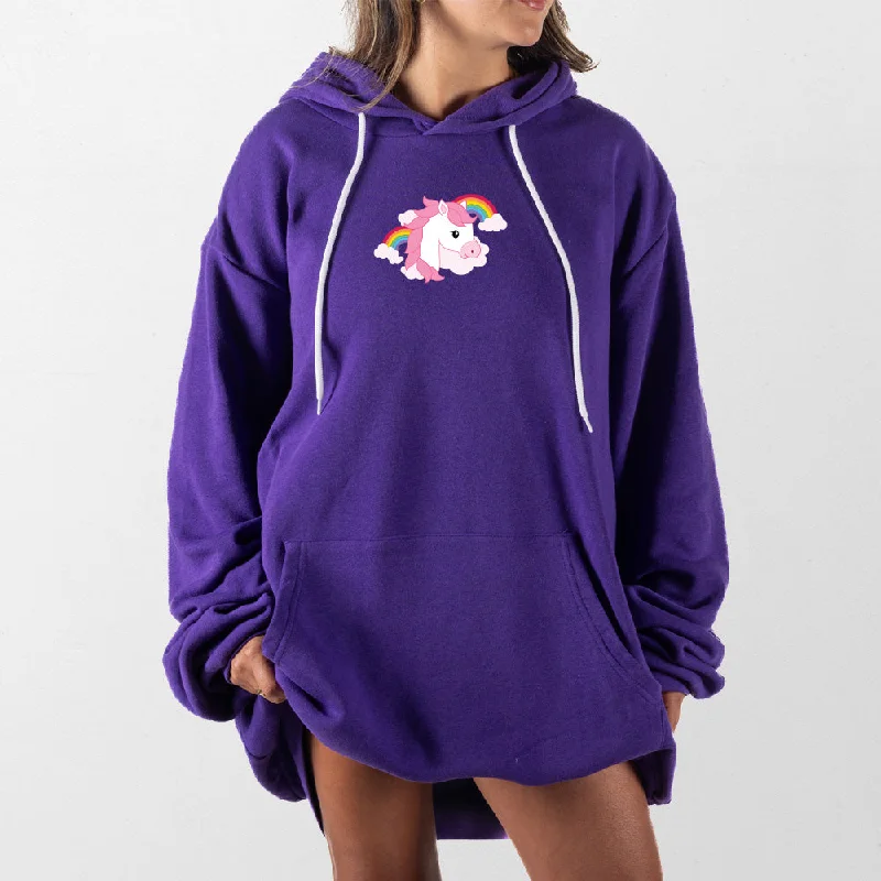 Women's tie - front hoodie in a lightweight fabric for summer layeringPony Giant Hoodie Women's tie - front hoodie in a lightweight fabric for summer layeringPony Giant Hoodie