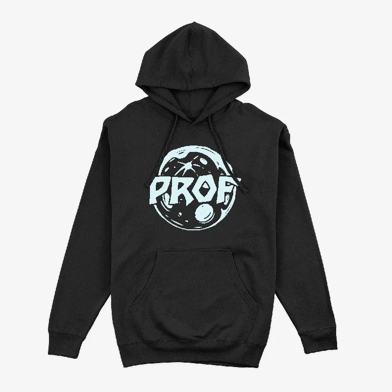 Women's color - block hoodie combining bold hues for a fashion - forward statementPROF "Glowing Moon" Glow-In-The-Dark Ink Pullover Hoodie Women's color - block hoodie combining bold hues for a fashion - forward statementPROF "Glowing Moon" Glow-In-The-Dark Ink Pullover Hoodie