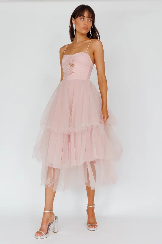 Little Black Women Dress with Sequins for a Glamorous Night OutSeraphina Rose Bodice Tulle Midi Dress Blush Little Black Women Dress with Sequins for a Glamorous Night OutSeraphina Rose Bodice Tulle Midi Dress Blush