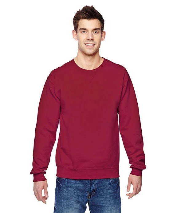Women's mock - neck sweatshirt made of moisture - wicking material for fitness useSF72R - Fruit of the Loom Adult SofSpun® Crewneck Sweatshirt | Cardinal Women's mock - neck sweatshirt made of moisture - wicking material for fitness useSF72R - Fruit of the Loom Adult SofSpun® Crewneck Sweatshirt | Cardinal