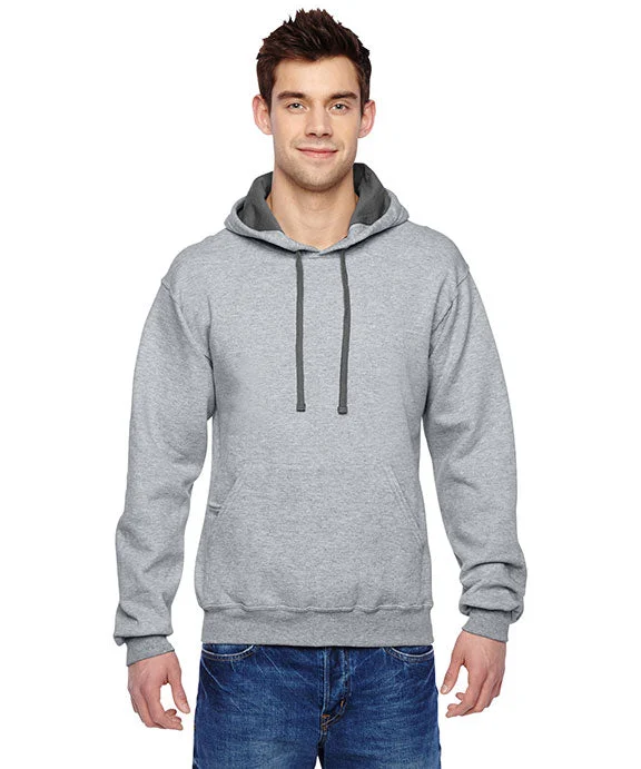 Women's graphic - printed sweatshirt featuring floral patterns for a feminine touchSF76R - Fruit of the Loom Adult SofSpun® Hooded Sweatshirt | Athletic Heather Women's graphic - printed sweatshirt featuring floral patterns for a feminine touchSF76R - Fruit of the Loom Adult SofSpun® Hooded Sweatshirt | Athletic Heather
