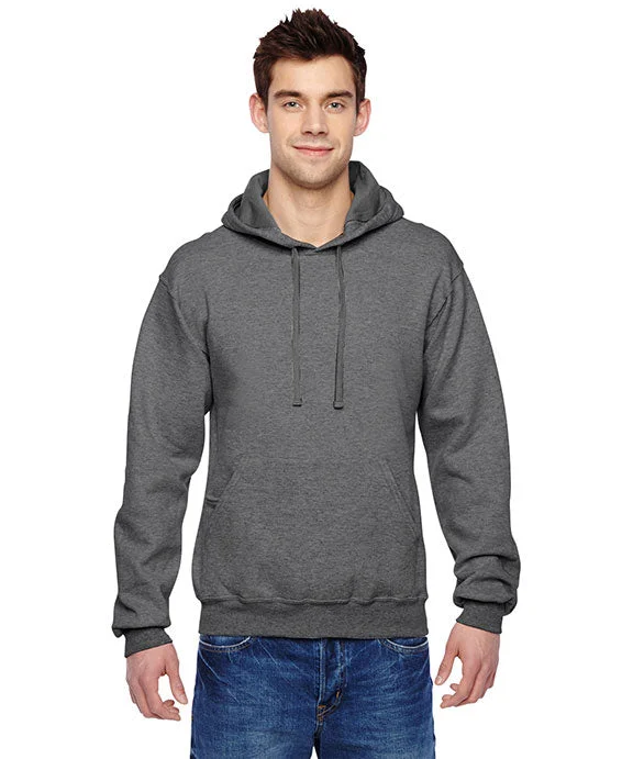 Women's hoodie with a detachable hood for customizable stylingSF76R - Fruit of the Loom Adult SofSpun® Hooded Sweatshirt | Charcoal Heather Women's hoodie with a detachable hood for customizable stylingSF76R - Fruit of the Loom Adult SofSpun® Hooded Sweatshirt | Charcoal Heather