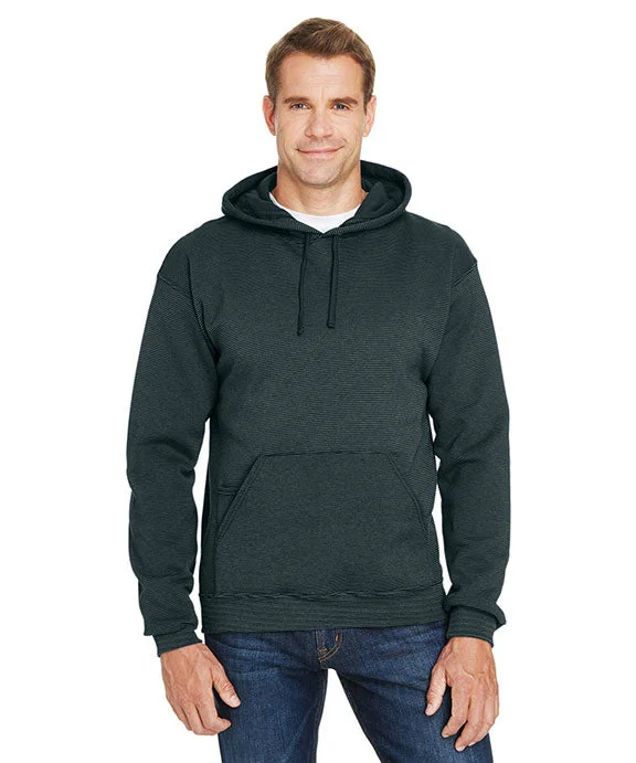Women's fleece - lined hoodie with thumbholes for warmth in winterSF77R - Fruit of the Loom Adult SofSpun® Striped Hooded Sweatshirt | Midnight Stripe Women's fleece - lined hoodie with thumbholes for warmth in winterSF77R - Fruit of the Loom Adult SofSpun® Striped Hooded Sweatshirt | Midnight Stripe
