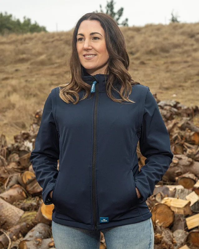 Women's pea coats in a plus - size fit for a flattering and warm winter coatSolid Carroll Jacket in Navy Women's pea coats in a plus - size fit for a flattering and warm winter coatSolid Carroll Jacket in Navy