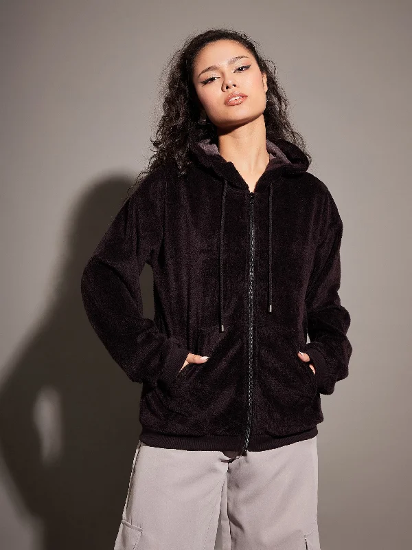 Women's denim jackets with distressed details for a casual and edgy lookWomen Black Fur Hooded Jacket Women's denim jackets with distressed details for a casual and edgy lookWomen Black Fur Hooded Jacket