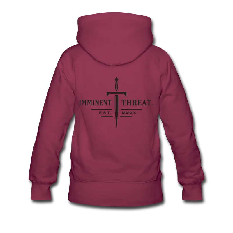 Women's color - block hoodie combining bold hues for a fashion - forward statementWomen’s Black Dagger Premium Hoodie Women's color - block hoodie combining bold hues for a fashion - forward statementWomen’s Black Dagger Premium Hoodie