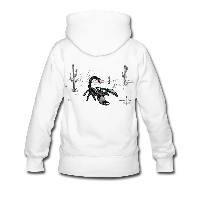 Women's oversized cropped hoodie with drawstrings for a trendy lookWomen’s Scorpion Premium Hoodie Women's oversized cropped hoodie with drawstrings for a trendy lookWomen’s Scorpion Premium Hoodie