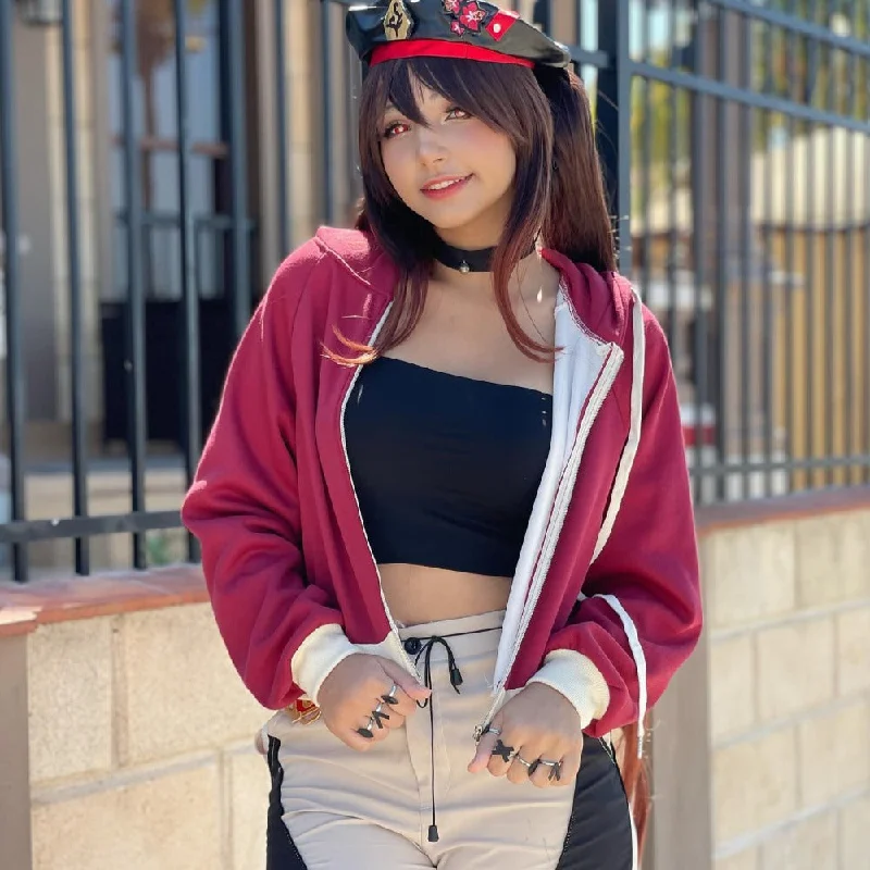 Women's hoodie with a detachable hood for customizable stylingWomen's High Street Contrast Cropped Hoodie Women's hoodie with a detachable hood for customizable stylingWomen's High Street Contrast Cropped Hoodie