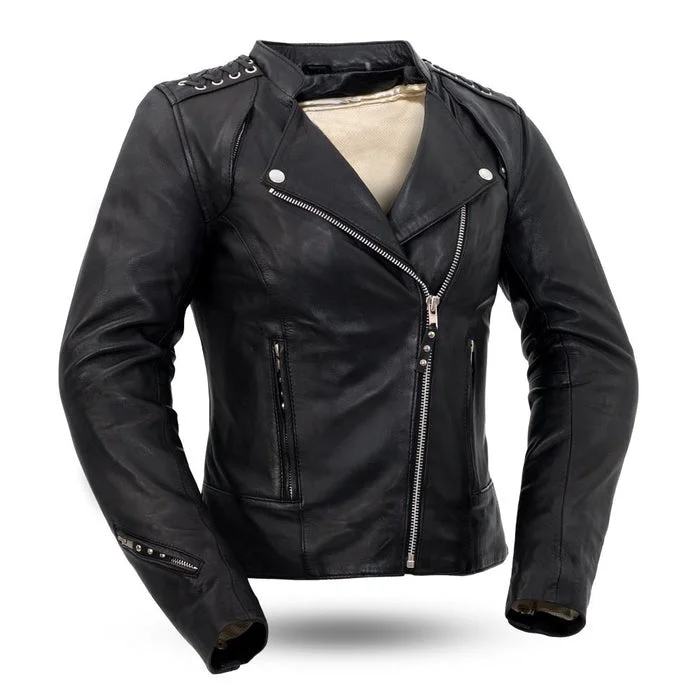 WONDER GIRL Motorcycle Leather Jacket