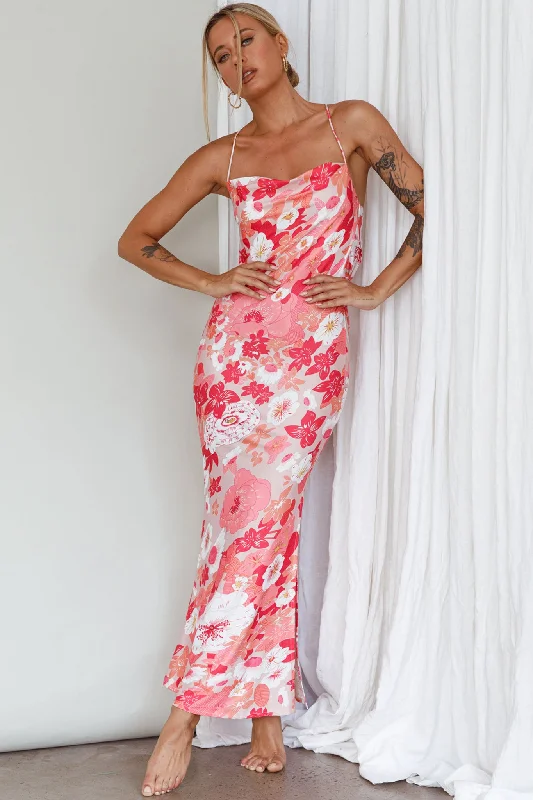 Pleated Women Dress with a Timeless and Elegant TextureYou're My Sunshine Tie-Up Back Midi Dress Pink Pleated Women Dress with a Timeless and Elegant TextureYou're My Sunshine Tie-Up Back Midi Dress Pink