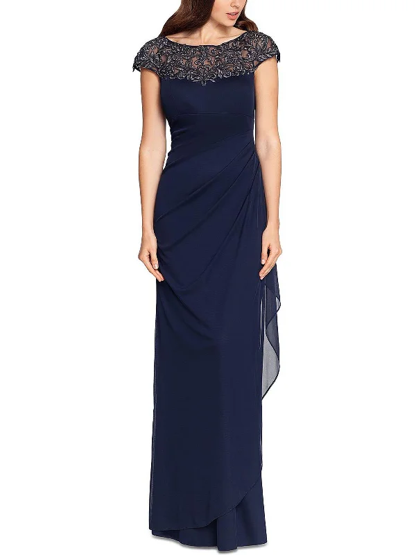 Empire Waist Women Dress to Accentuate the Bust and Conceal the Waist Empire Waist Women Dress to Accentuate the Bust and Conceal the Waist Petites Womens Embellished Illusion Evening Dress Empire Waist Women Dress to Accentuate the Bust and Conceal the Waist Empire Waist Women Dress to Accentuate the Bust and Conceal the Waist Petites Womens Embellished Illusion Evening Dress