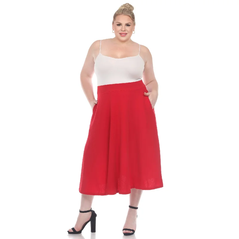 Plus Size Women Dress with a Flattering A - Line Cut for Comfort and Style Plus Size Women Dress with a Flattering A - Line Cut for Comfort and Style Tasmin Flare Midi Skirts - Plus Plus Size Women Dress with a Flattering A - Line Cut for Comfort and Style Plus Size Women Dress with a Flattering A - Line Cut for Comfort and Style Tasmin Flare Midi Skirts - Plus