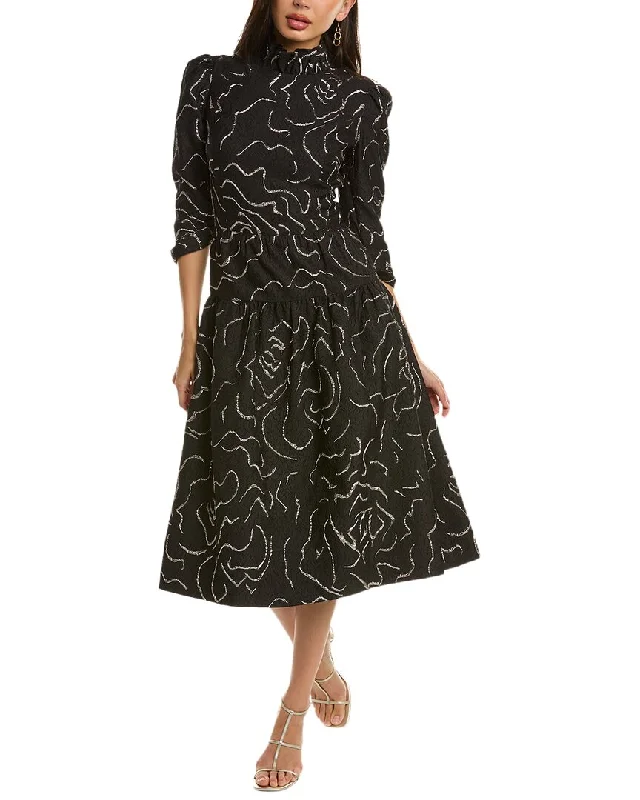 Ball Gown Women Dress with a Full Skirt for a Princess - like Look Ball Gown Women Dress with a Full Skirt for a Princess - like Look Teri Jon by Rickie Freeman Metallic Jacquard Midi Dress Ball Gown Women Dress with a Full Skirt for a Princess - like Look Ball Gown Women Dress with a Full Skirt for a Princess - like Look Teri Jon by Rickie Freeman Metallic Jacquard Midi Dress