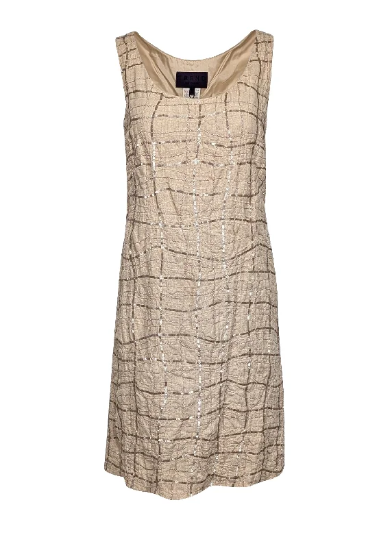 Off - the - Shoulder Women Dress for a Romantic and Feminine Look Off - the - Shoulder Women Dress for a Romantic and Feminine Look Trend Les Copains - Beige Silk Beaded Sleeveless Dress Sz 6 Off - the - Shoulder Women Dress for a Romantic and Feminine Look Off - the - Shoulder Women Dress for a Romantic and Feminine Look Trend Les Copains - Beige Silk Beaded Sleeveless Dress Sz 6