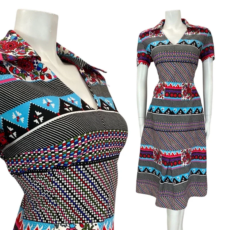 Ruffled Women Dress with Multiple Layers for a Playful and Girly Style Ruffled Women Dress with Multiple Layers for a Playful and Girly Style VINTAGE 60s 70s BLACK RED BLUE POLKA-DOT GEOMETRIC MOD DAGGER SHIRT DRESS 12 14 Ruffled Women Dress with Multiple Layers for a Playful and Girly Style Ruffled Women Dress with Multiple Layers for a Playful and Girly Style VINTAGE 60s 70s BLACK RED BLUE POLKA-DOT GEOMETRIC MOD DAGGER SHIRT DRESS 12 14